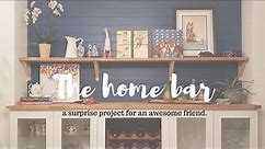 IKEA brimnes hack to a home bar - The surprise project