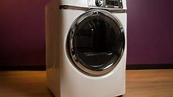 GE GFDS260EFWW dryer review: A roomy GE dryer that's swift but saddled with awful controls