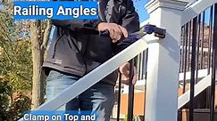 Installing trex railings #decks #railings #angles | Go Build Stuff