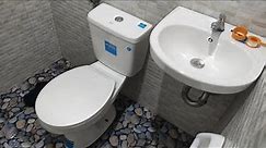 step by step water closet and lavatory installation