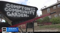Residents gather in hopes of preventing sale of Compton Community Garden