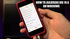 How to Jailbreak iOS 14.6 - Windows Tutorial