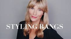 10 Ways to Style Bangs | Easy Hairstyles Summer 2019
