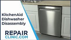 KitchenAid Dishwasher Disassembly (Model KDFE204KPS0)