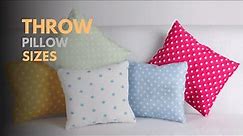 Throw Pillow Sizes: How to Pick the Right Size [2023]