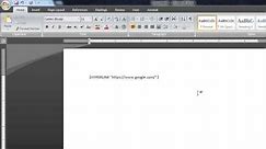 How to Restore a Blue Underlined Hyperlink in Microsoft Word : Microsoft Word Basics