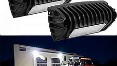 Chelhead RV Lights Exterior, 12V RV Porch Light Aluminum Low Current Led Scene Lighting Compatible with RV Camper Trailers Truck Porches Towing 5th Wheels Utility Vehicles