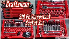 DEAL Craftsman 216 Pc Versastack Socket Set Complete Review