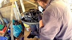 How to fix a submerged two-stroke outboard motor