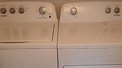whirlpool washer and dryer set wtw4850hw and wed4850hw