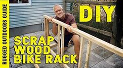 DIY Wood Bike Rack