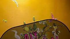 DIY Wall Mural -NO PAINTING! #dbpdecoupage23 #wallmural #wallmurals #diyhomeimprovement | Dixie Belle Paint Company