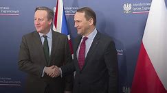 Cameron urges US to pass bill supporting Ukraine during visit to Warsaw