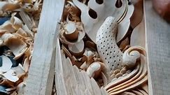 00265. Wood carving #woodworking #woodcraft #carpenter #carving #diy #sculpture #wood #reelsvideo #reelsforyou #reelsfypシ゚ | Wood Carving