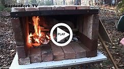 Homemade Brick Pizza Oven Video