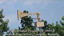 Federal Signal Thunderbolt 1000T Siren Test | Full Alert | Iroquois HS - Louisville, KY | 6/13/23