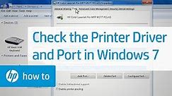 How To Connect a USB HP Printer Using a Full Feature Driver in Windows