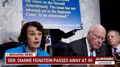 Senator Dianne Feinstein dies at age 90