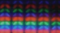 Extreme close-up of LCD pixels is mesmerizing, educational