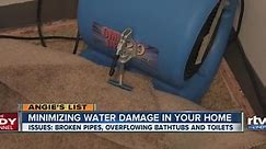 Angie's List: Minimizing water damage in your home