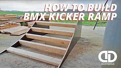 How To Build a BMX Kicker Ramp and Landing - Complete Build