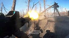 Dramatic battle video shows Ukrainian raid on Russian trenches near Bakhmut