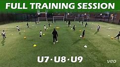 Full Football/Soccer Team Training Session ⚽️ U7 - U8 - U9