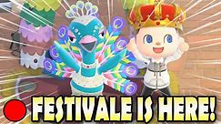 🔴 FESTIVALE IS HERE In Animal Crossing New Horizons!