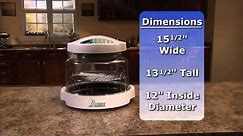 What are the dimensions of the NuWave Oven?