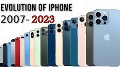 Evolution Of apple phones from beginning to the latest. #iphone #history