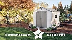 Lifetime 8' x 10' Outdoor Storage Shed | Model 6405 | Lifetime Features & Benefits