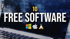 Top 10 Best FREE SOFTWARE You Should Be Using!