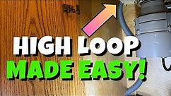 How to INSTALL a HIGH LOOP Dishwasher Drain Hose #diy #plumbing #howto #homeimprovement #home