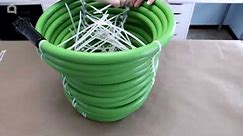 DIY Garden Hose Basket Making Craft Ideas #diy #craft #ideas #garden #hoses #basket #making #how