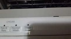 Kenmore Dishwasher. How to reset & unlock the control lock button.