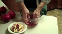 HOW TO OPEN A POMEGRANATE (CLEAN WAY)