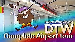 Getting Around Detroit Metro Airport (DTW) - Complete Airport Tour