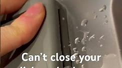 How to fix detergent drawer on dishwasher