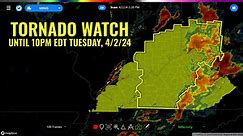 RadarOmega - NEW TORNADO WATCH: A tornado watch has been...