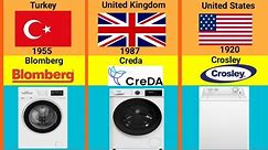 Washing Machine Brands From Different Countries