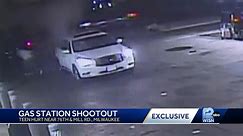 Gas station shootout