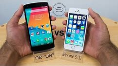 Nexus 5 vs iPhone 5s - Hands-on