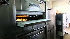 A1Equipment Bakers Pride DS805 Pizza oven working in our warehouse in Miami,FL on 1/7/14 Video 3
