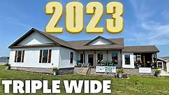 NEW triple wide mobile home that will ROCK your WORLD! New Prefab House Tour