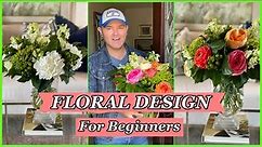 TIPS AND HACKS TO ARRANGE FLOWERS From The Grocery Store / Floral Design Tips For Beginners