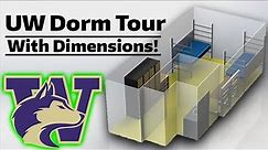 University of Washington Dorm tour 2022 (Dimensions + Models!) Maple, Elm, Lander, Willow, etc.