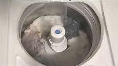 Maytag Commercial washer MVWP586GW washing whites.