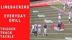 Every Day Linebacker Drill that incorporates Trigger, Tracking and Tackling Fundamentals
