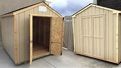 Building a pre-cut wood shed - Side-by-side review - Backyard Discovery vs Handy Home