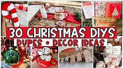 30 Christmas DIYs You'll Want to Steal for Your Own Home! | Dollar Tree Holiday DIYs & Decor Ideas